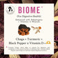 BIOME - Chaga Mushroom Supplement Capsules with Turmeric + Ginger for Gut Health